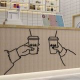  Tranh mica dán tường dán nổi drink trang trí quán cafe, trà sữa 