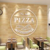  Tranh mica EPeBen dán tường nổi 3d hình miếng bánh pizza trang trí cửa hàng bánh, nhà hàng đồ ăn nhanh, burger, gà rán 
