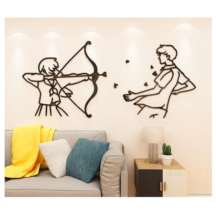  Tranh mica EPeBen dán tường nổi 3d hình tranh cặp đôi couple decor trang trí phòng khách, phòng ngủ, cưới 