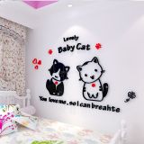  Tranh mica EPeBen dán tường nổi 3d hình baby cat decor trang trí mầm non, phòng cho bé 