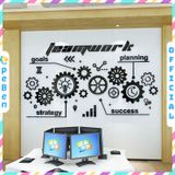  Tranh mica EPeBen dán tường nổi 3d hình làm việc nhóm teamwork décor trang trí tường văn phòng công ty, phòng làm việc 