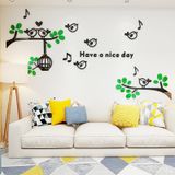  Tranh mica EPeBen dán tường nổi 3d hình ngày mới tốt lành decor trang trí phòng khách, phòng ngủ 