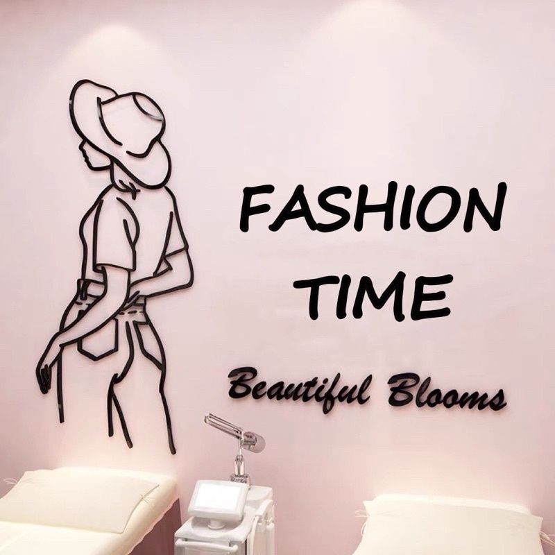  Tranh mica EPeBen dán tường nổi 3d hình Fashion decor trang trí shop thời trang váy, áo, giày, shop phụ kiện 