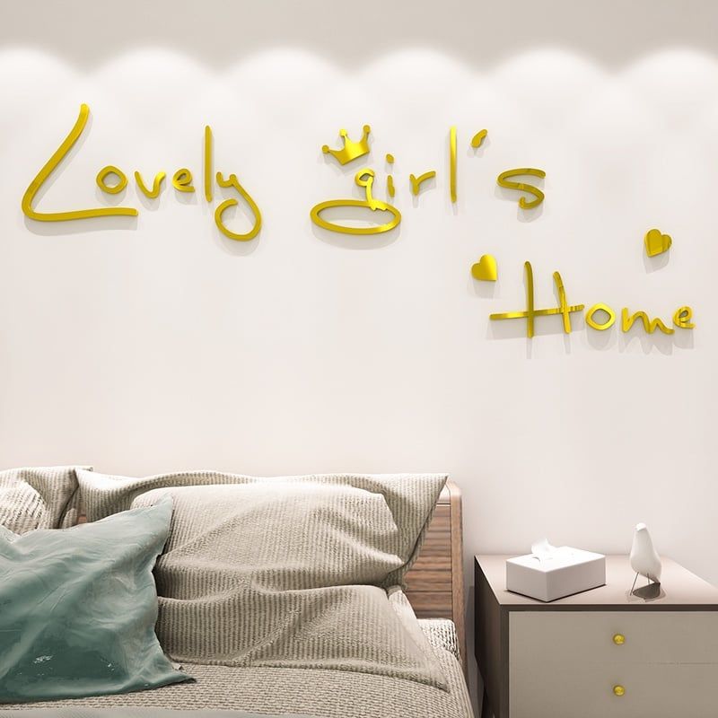  Tranh dán tường mica 3d decor khổ lớn Tranh chữ home các loại 