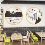  Tranh mica EPeBen dán tường nổi 3d hình Phong cảnh hữu tình decor trang trí phòng khách, cửa hàng 