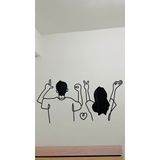  Tranh mica EPeBen dán tường nổi 3d hình tranh cặp đôi couple decor trang trí phòng khách, phòng ngủ, cưới 