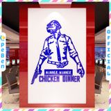 Tranh mica EPeBen dán tường nổi 3d hình pubg winner dinner chicken dinner decor trang trí quán game, net 