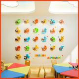  Tranh mica EPeBen dán tường nổi 3d hình bảng chữ cái tiếng anh decor trang trí mầm non, phòng cho bé 