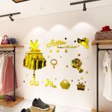  Tranh mica EPeBen dán tường nổi 3d hình váy, guốc, ví decor trang trí shop thời trang bán váy áo, shop phụ kiện 