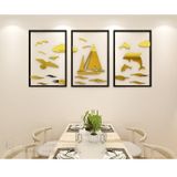  Tranh mica EPeBen dán tường nổi 3d hình Khung cảnh biển diệu kì decor trang trí phòng khách, cửa hàng 