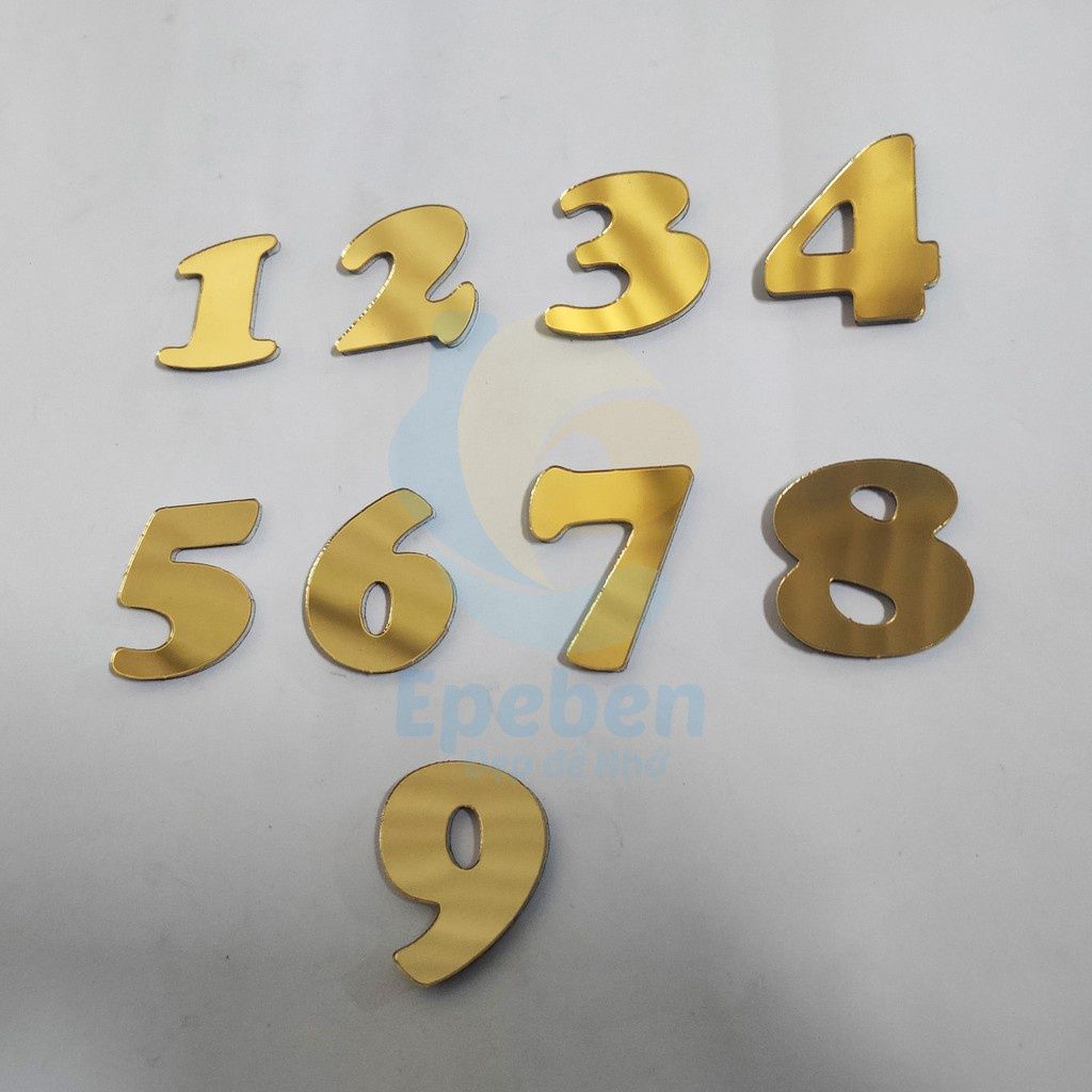  Cao 20/25/30cm font utm cooper black bộ chữ mica trang trí dán nổi trên tường cắt theo yêu cầu từ xưởng tranh epeben 