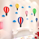  Tranh mica EPeBen dán tường nổi 3d hình khinh khí cầu dễ thương decor trang trí phòng cho bé 