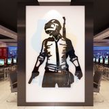  Tranh mica EPeBen dán tường nổi 3d hình pubg winner dinner chicken dinner decor trang trí quán game, net 