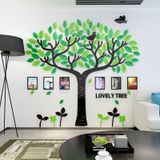  Tranh mica EPeBen dán tường nổi 3d hình cây tình yêu khung ảnh decor trang trí phòng làm việc, phòng họp 