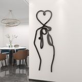  Tranh mica EPeBen dán tường nổi 3d hình love Trái tim cách điệu decor trang trí phòng khách, phòng ngủ, cửa hàng 