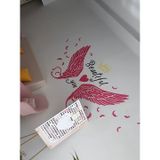  Tranh mica EPeBen dán tường nổi 3d hình cánh beauty decor trang trí phòng ngủ, phòng khách, spa, quán cafe, trà sữa 