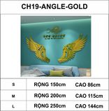  Tranh mica EPeBen dán tường nổi 3d hình đôi cánh thiên thần decor trang trí nhà, cửa hàng, shop thời trang 