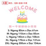  Tranh mica EPeBen dán tường nổi 3d hình Bánh Sinh Nhật decor trang trí Cửa Hàng, Tiệm Bánh 