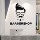  Tranh mica EPeBen dán tường nổi 3d hình tóc nam décor hair shop barber shop trang trí tường tiệm tóc, salon, spa làm đẹp 
