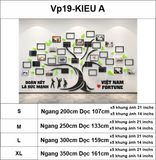  Tranh mica EPeBen dán tường nổi 3d hình Cây khung ảnh Việt Nam Fortune decor trang trí Phòng làm việc, Văn Phòng 