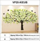  Tranh mica EPeBen dán tường nổi 3d hình Cây khung ảnh decor trang trí Phòng làm việc, Phòng ngủ, Phòng khách 