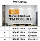  Tranh mica EPeBen dán tường nổi 3d hình Động Lực decor trang trí Phòng làm việc, Phòng ngủ, Phòng khách 