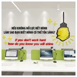  Tranh mica EPeBen dán tường nổi 3d Tạo Động Lực Làm Việc trang trí Văn Phòng, Lớp Học, Phòng Họp 
