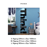  Tranh mica EPeBen dán tường nổi 3d hình Chữ Think Hello Idea decor trang trí Phòng Làm Việc, Phòng Gym, Phòng Học 