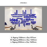  Tranh mica EPeBen dán tường nổi 3d hình Chìa khóa thành công decor trang trí Phòng khách, Phòng làm việc, Văn phòng 