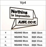  Tranh mica EPeBen dán tường nổi 3d hình Nothing is impossible decor trang trí Phòng làm việc, Phòng ngủ, Phòng khách 