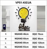  Tranh mica EPeBen dán tường nổi 3d hình IDEA decor Trang Trí  Văn Phòng,Phòng Làm Việc,Phòng Họp 