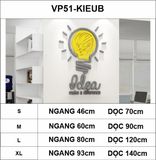  Tranh mica EPeBen dán tường nổi 3d hình IDEA decor Trang Trí  Văn Phòng,Phòng Làm Việc,Phòng Họp 