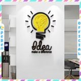  Tranh mica EPeBen dán tường nổi 3d hình IDEA decor Trang Trí  Văn Phòng,Phòng Làm Việc,Phòng Họp 