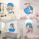  Tranh mica EPeBen dán tường nổi 3d hình vịt, ngỗng, decor trang trí phòng tắm, nhà tắm, khu vui chơi, công viên nước 