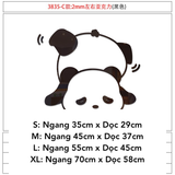  Tranh mica EPeBen dán tường nổi 3d hình Gấu Trúc Dễ Thương decor trang trí Phòng Cho Bé, Phòng Khách 