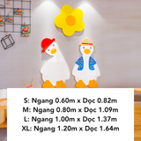  Tranh mica EPeBen dán tường nổi 3d hình Con Vịt Con Thỏ Dễ Thương decor trang trí Phòng Cho Bé, Mẫu Giáo 