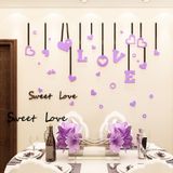  Tranh mica EPeBen dán tường nổi 3d hình Sweet Love decor trang trí tường nhà, phòng khách, phòng ngủ 