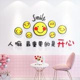  Tranh mica EPeBen dán tường nổi 3d hình mặt cười cảm xúc decor trang trí cửa hàng, quán ăn, địa điểm kinh doanh 