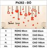  Tranh mica EPeBen dán tường nổi 3d hình Sweet Love decor trang trí tường nhà, phòng khách, phòng ngủ 