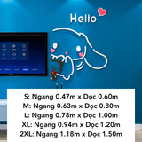  Tranh mica EPeBen dán tường nổi 3d hình Thỏ Dễ Thương decor trang trí Phòng Cho Bé, Phòng Khách 
