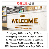  Tranh mica EPeBen dán tường nổi 3d hình Welcome Dán Quầy Thu Ngân decor trang trí Cửa Hàng, Quán Cafe 
