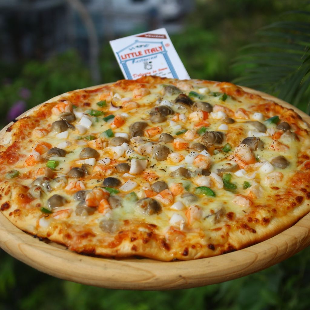  Pizza Hải sản mua 1 tặng 1  | 10h00 - 18h00, thứ 6,7 & CN hàng tuần | 