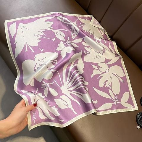 Khăn Lụa Tơ Tằm 53x53 BASELE0354