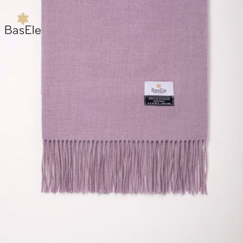 Fringed Scarf Purple Haze Color - Khăn quàng dài tua rua Tím nhạt