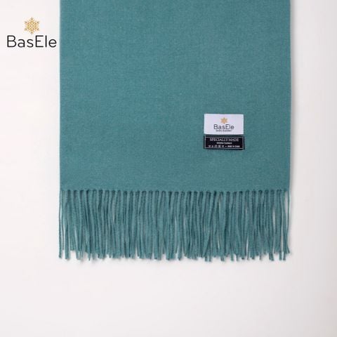 Fringed Scarf Jade Dome Color - Khăn quàng dài tua rua Xanh Ngọc