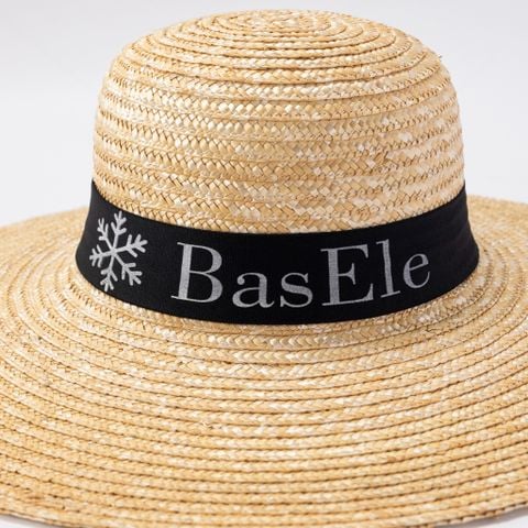 Mũ vành 12 lúa mì đai chun  BASELE080