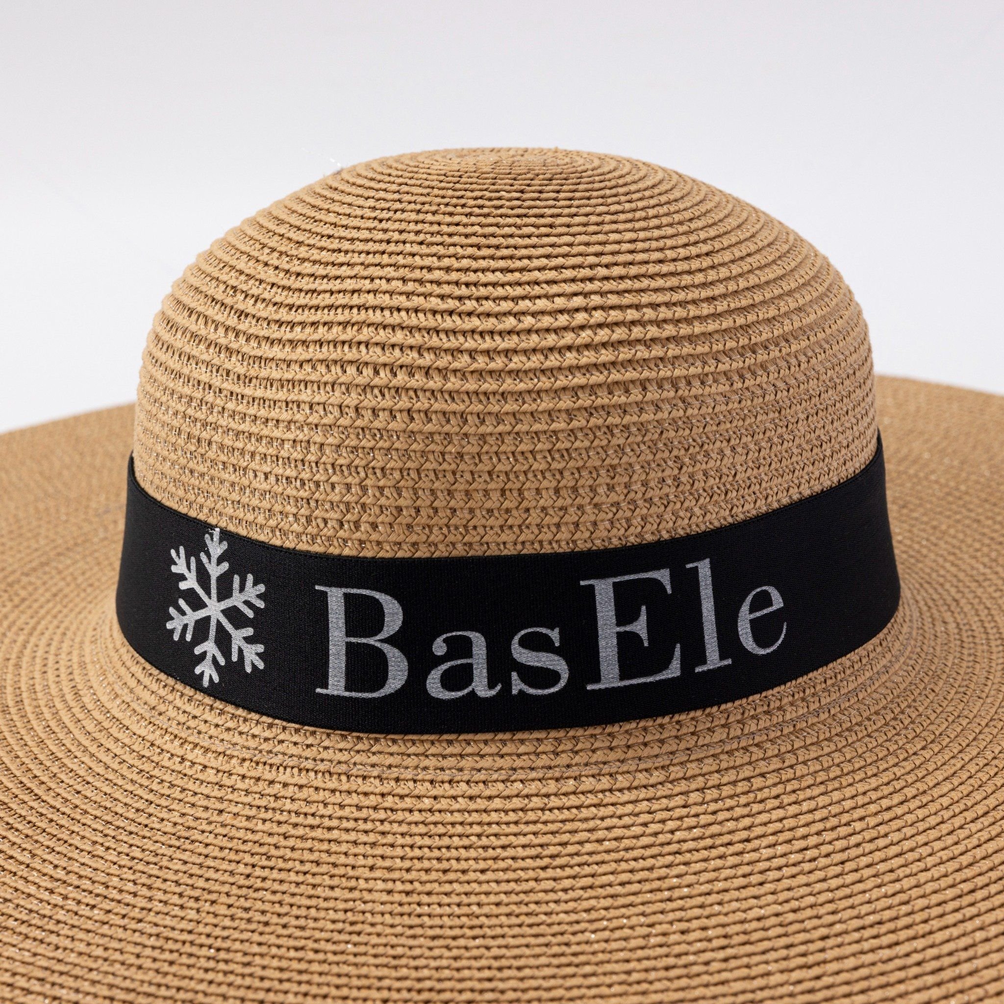 Mũ đai vành 7p đai chun đen BASELE067