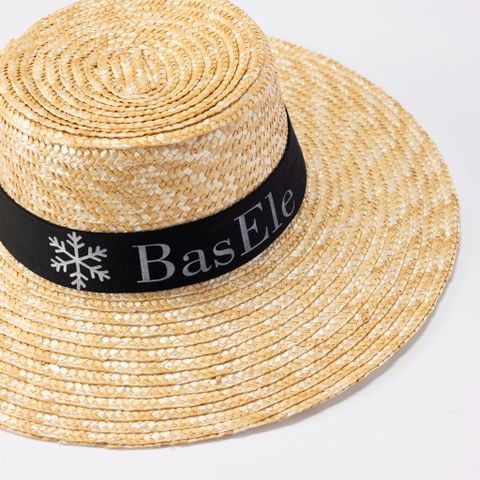 Mũ lúa mì đầu lõm đai chun  BASELE077