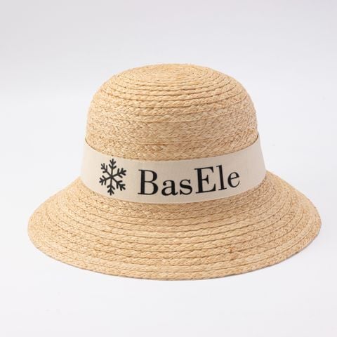 Mũ Rafia vành cụp đai chun  BASELE082