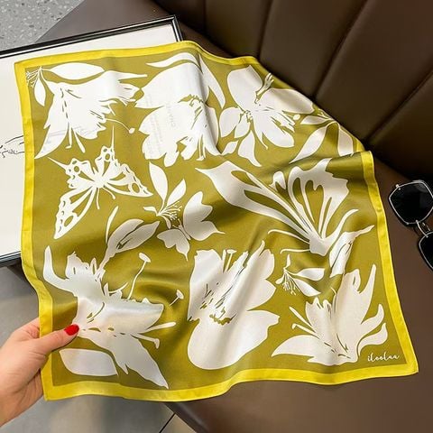 Khăn Lụa Tơ Tằm 53x53 BASELE0353